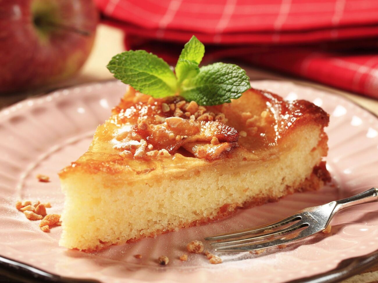 Этот легкий яблочный пирог не навредит фигуре