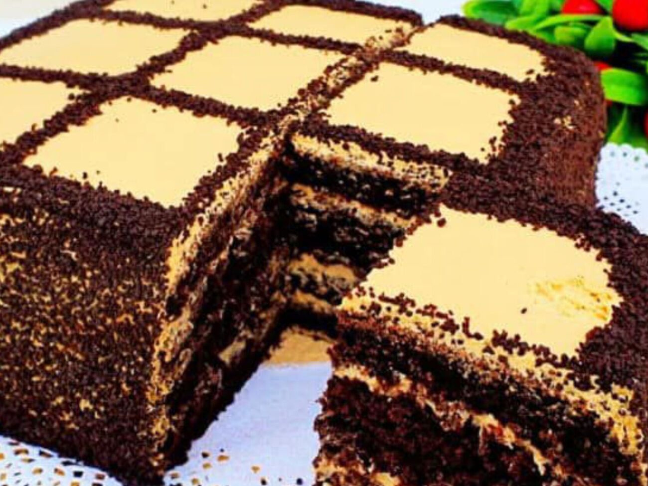 Для крема на этот торт нужно всего два ингредиента