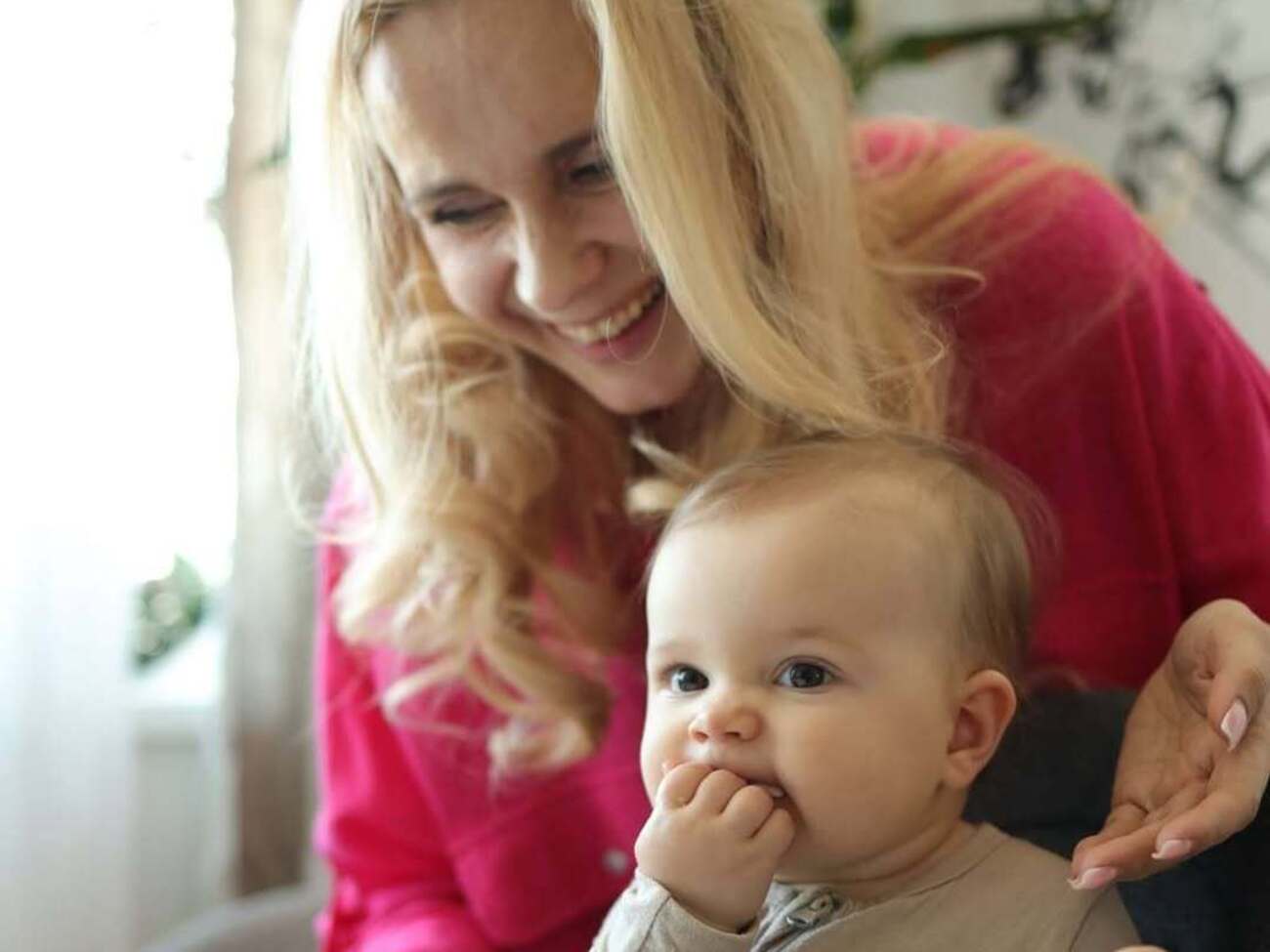 Ребрик родила третью дочь менее года назад