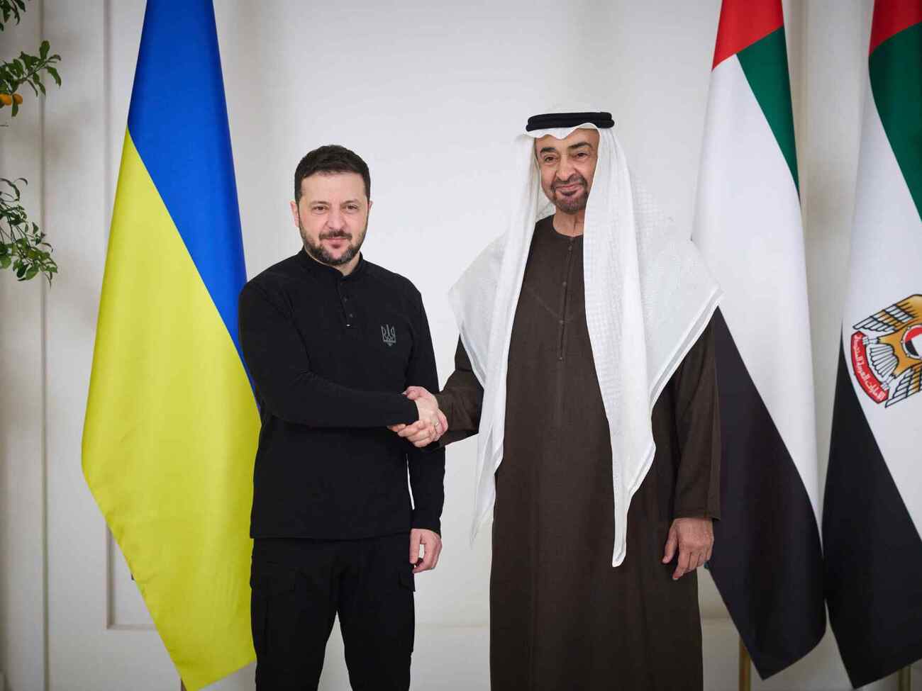 В Абу-Дабі відбулася зустріч президентів України та ОАЕ