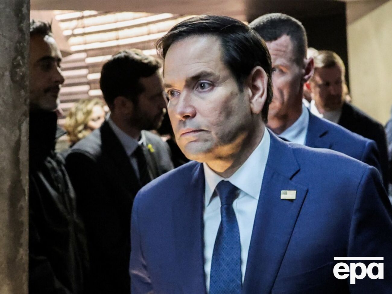 Рубио 18 февраля принял участие в переговорах с российской делегацией в Саудовской Аравии