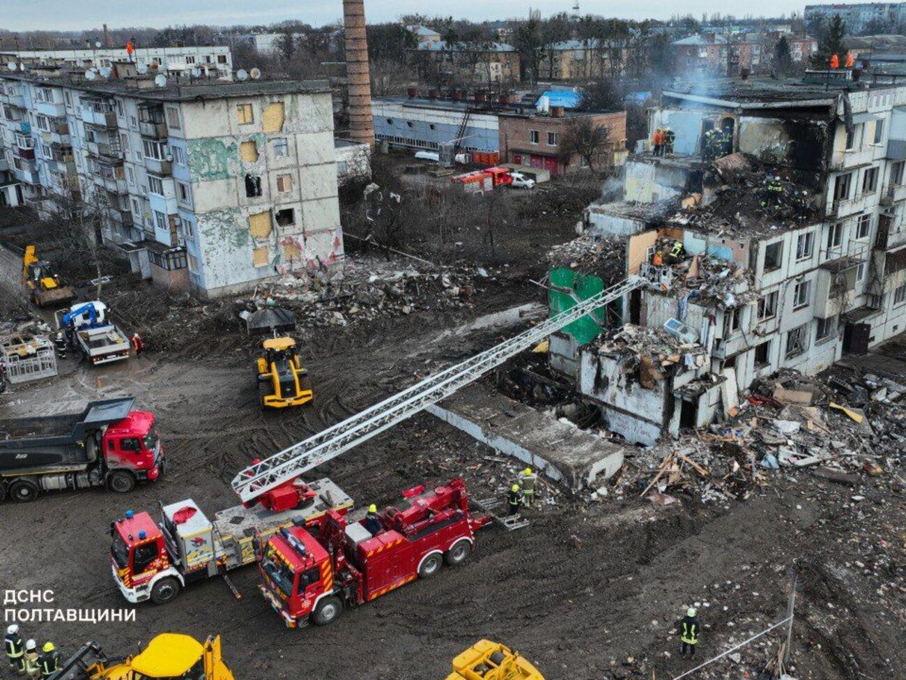 Спасательная операция в Полтаве завершилась