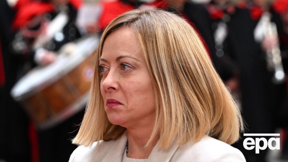 За даними ЗМІ, Мелоні виступила проти ідеї скеровування військ в Україну