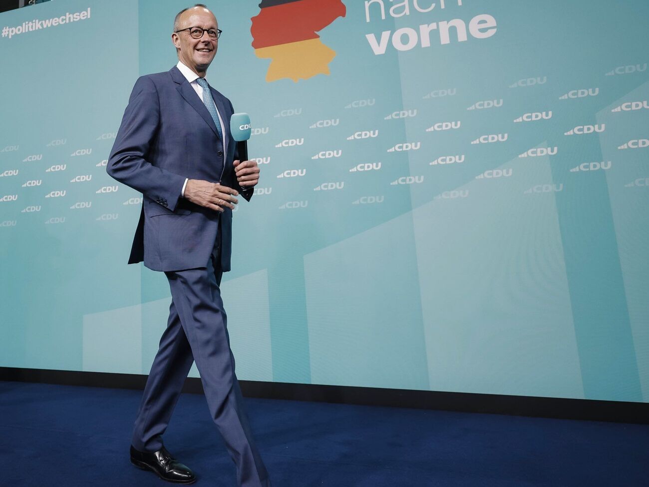 Мерц заявил о победе блока ХДС/ХСС на выборах в Бундестаг