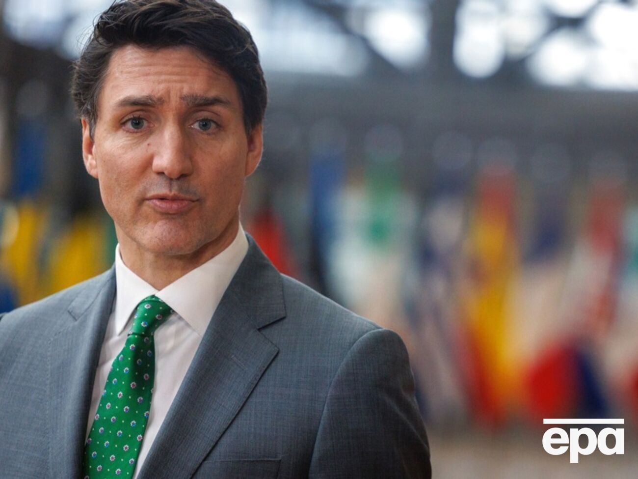 Під час виступу Трюдо наголосив, що Канада завжди підтримувала Україну й ця підтримка залишиться непохитною