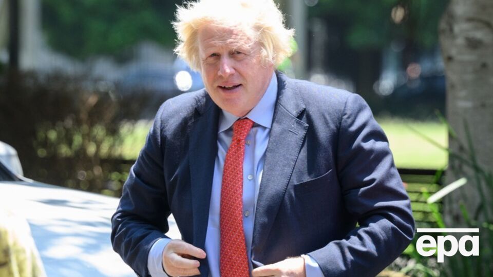 Трамп хочет показать "определенный скептицизм своей республиканской базы" относительно Украины, считает Джонсон (на фото)