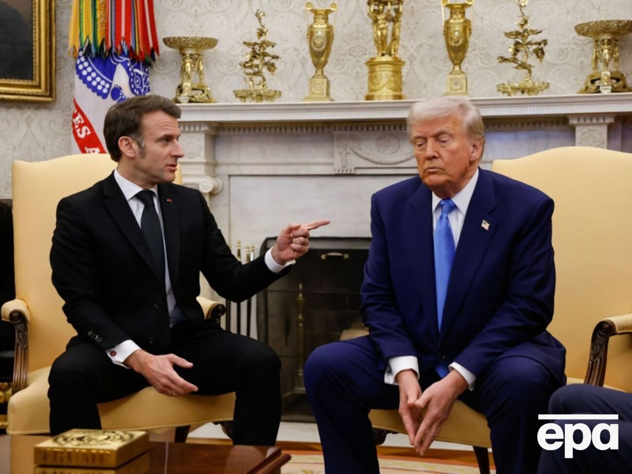 Трамп не вышел встречать Макрона, когда тот прибыл в Белый дом