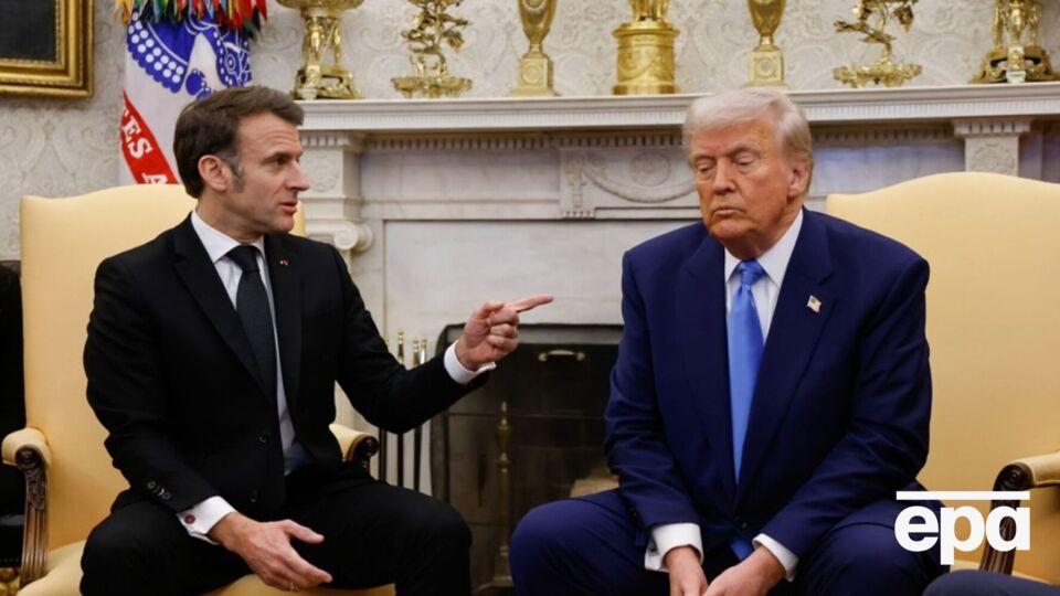 Трамп не вышел встречать Макрона, когда тот прибыл в Белый дом