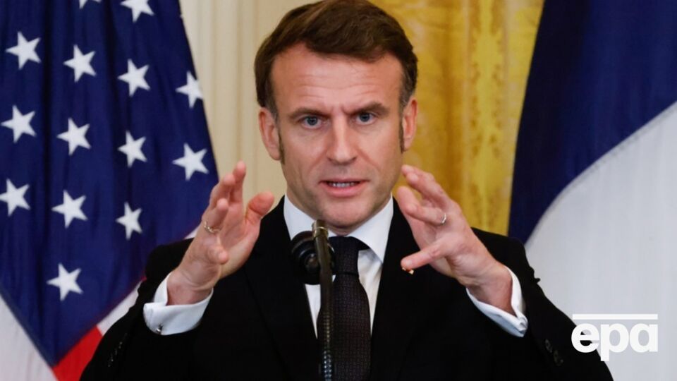 Мир не може бути припиненням вогню без гарантій безпеки для України, зазначив Макрон