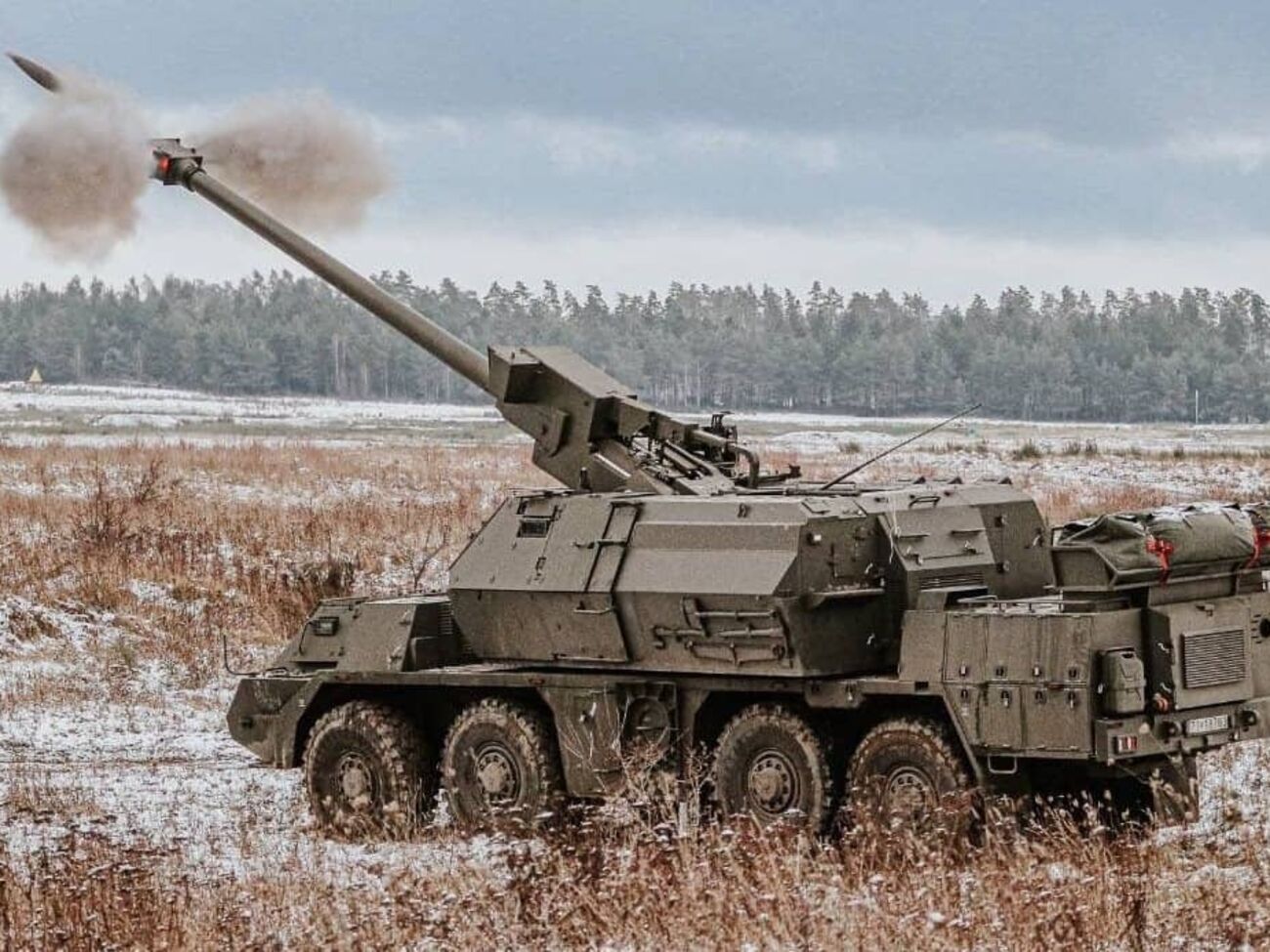 Орудие проходило испытания перед отправкой ВСУ