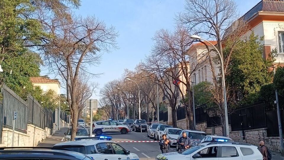 24 февраля в сад консульства бросили три бутылки с зажигательной смесью