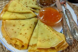 Готовьте блины на хорошо разогретой сковороде