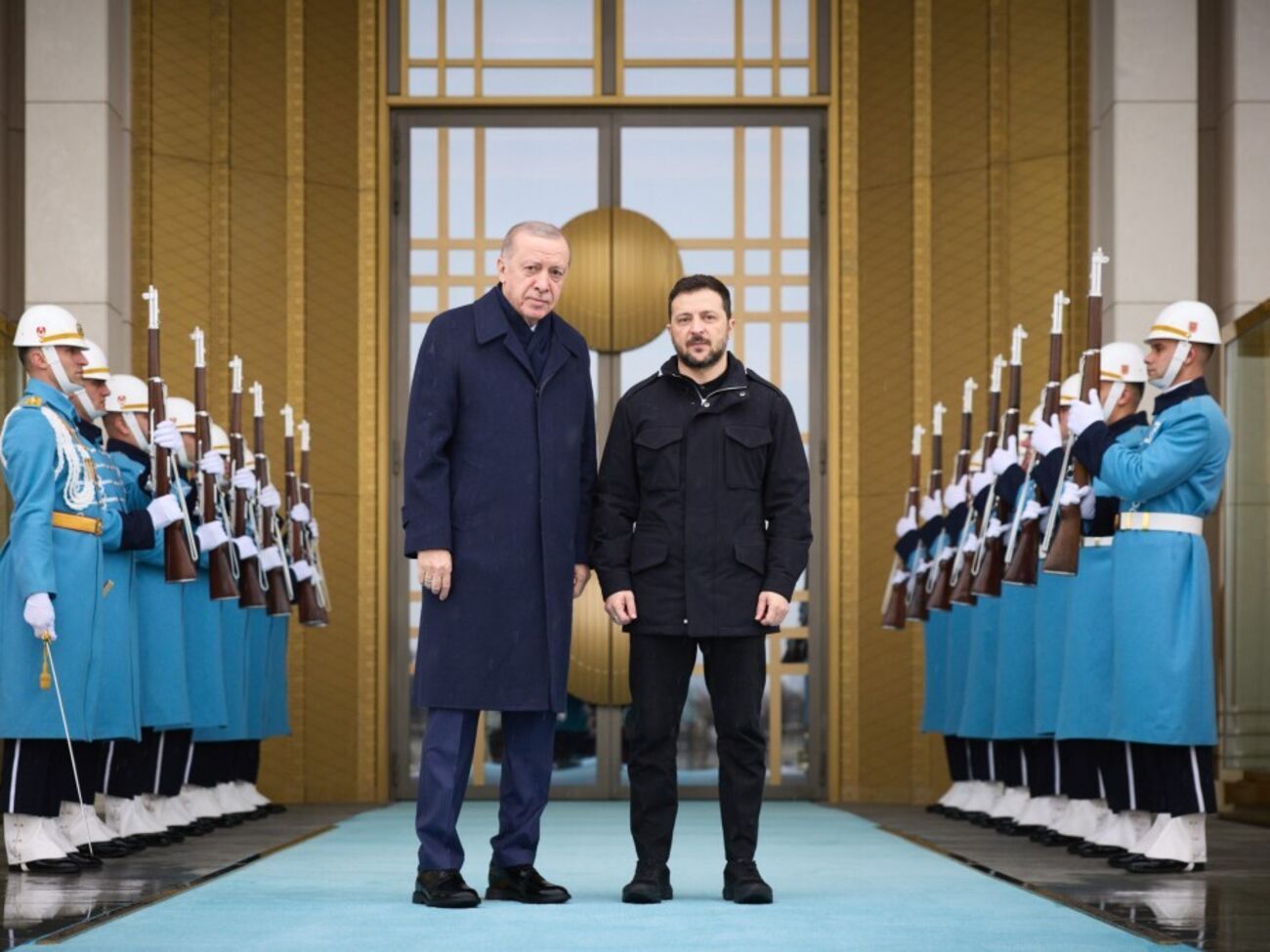 Ердоган у лютому обговорював питання скерування турецьких миротворців в Україну із Зеленським, зазначили ЗМІ