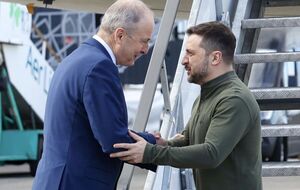 Зеленский встретился с Мартином в аэропорту Шеннона