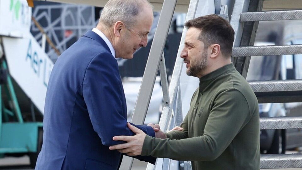 Зеленський зустрівся з Мартіном в аеропорту Шеннона