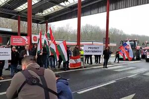 Аграрии протестовали и против соглашения о свободной торговле между ЕС и странами Меркосур