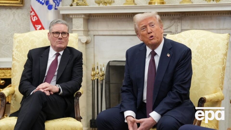 Трамп заявив, що Великобританія отримує гроші за допомогу Україні