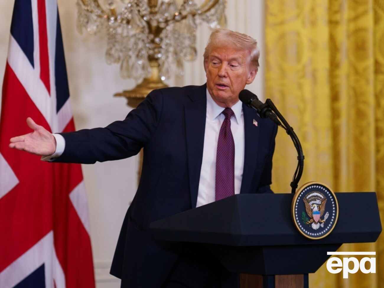 Трамп (на фото) має право обирати собі команду, наголосив нинішній глава Пентагону Гегсет