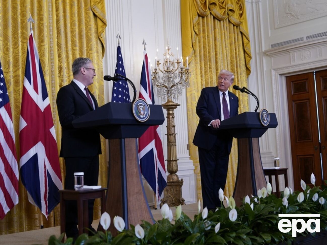 Стармер 27 лютого провів зустріч із Трампом у Вашингтоні