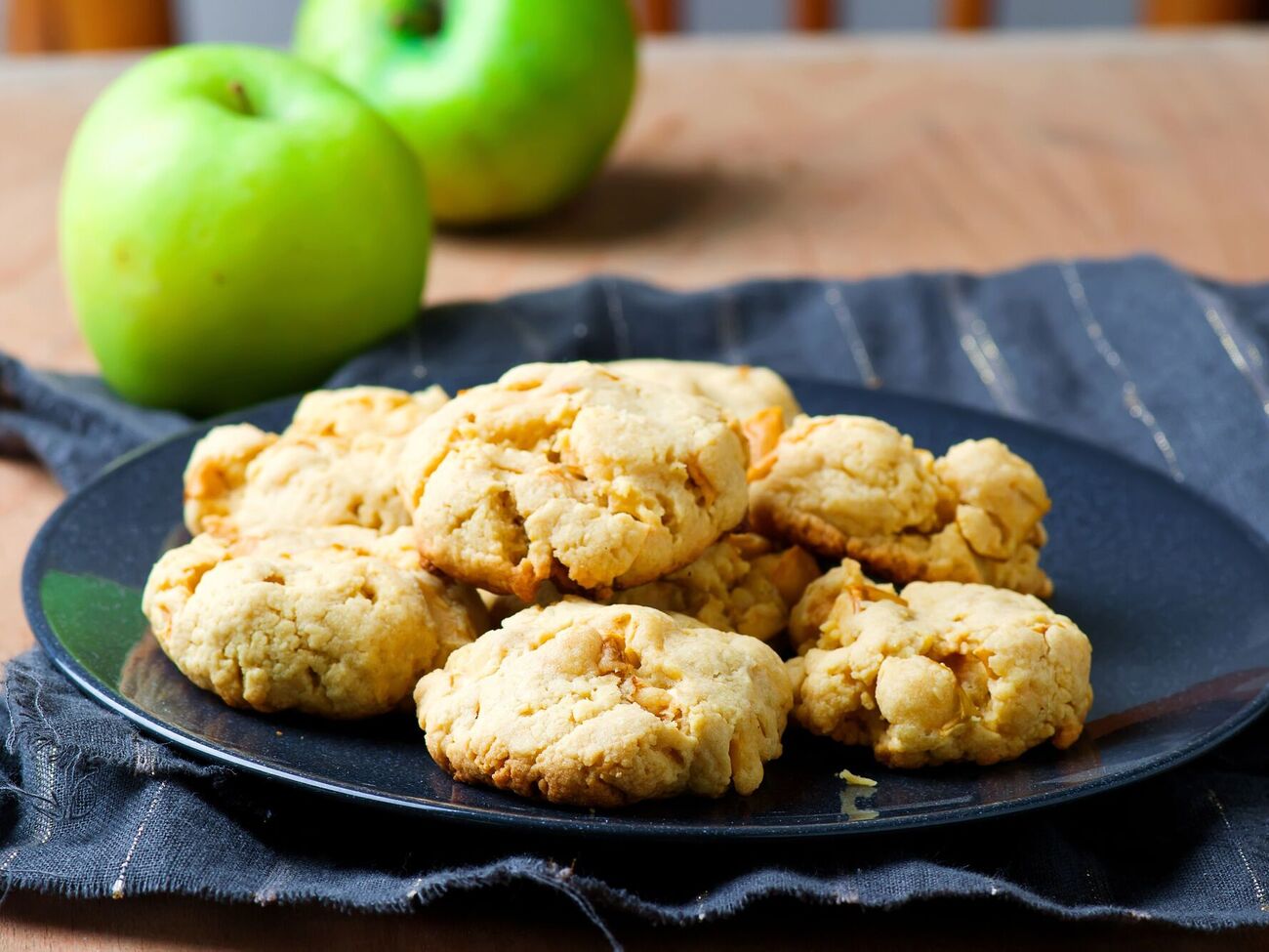 Яблоки используются как начинка