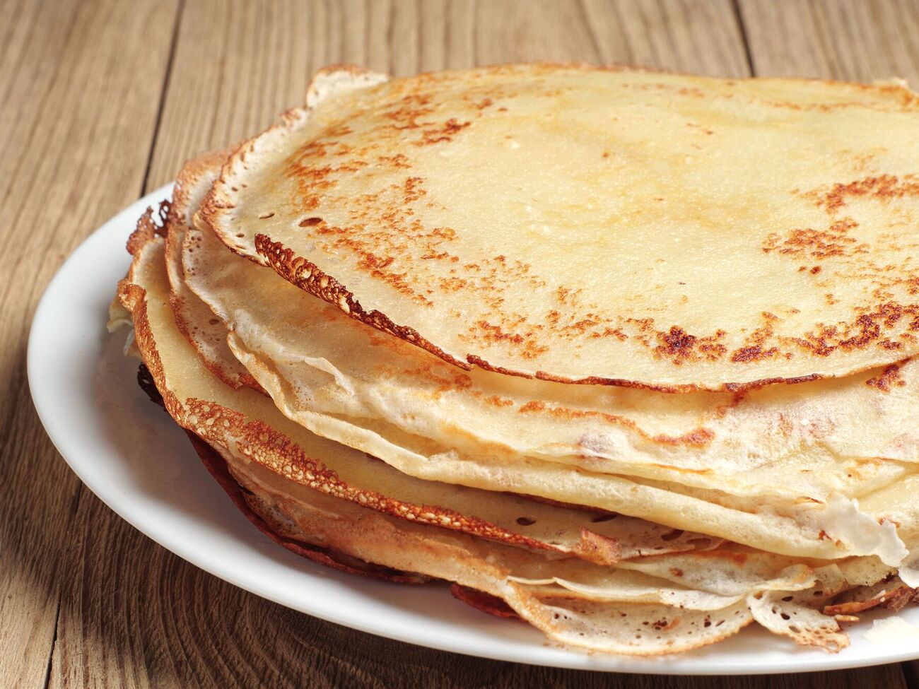 Млинці з тіста на майонезі виходять пишними