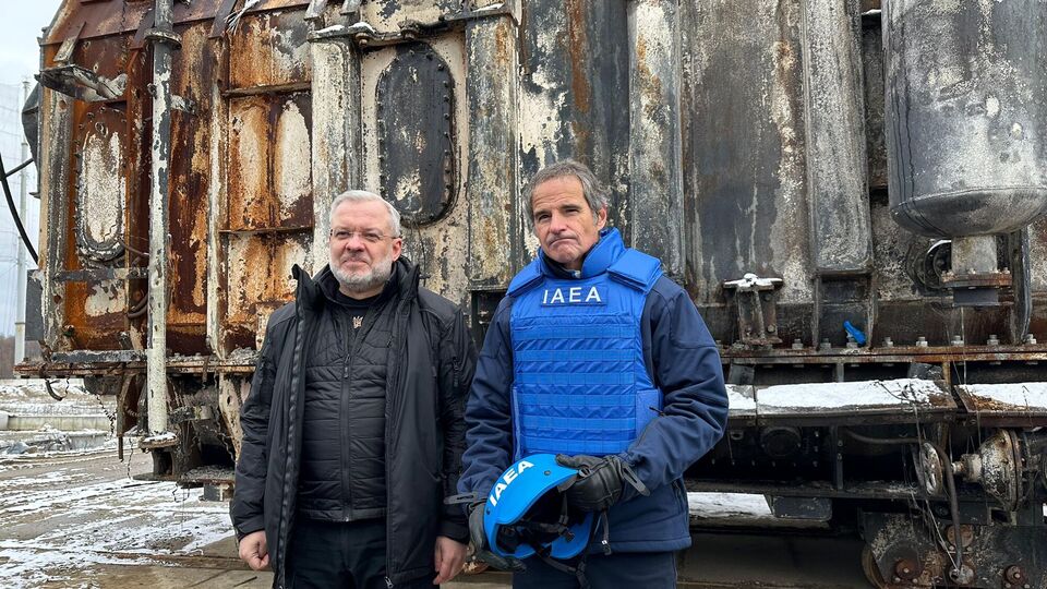 Гроссі опублікував спільне фото з Галущенком на підстанції "Київська"