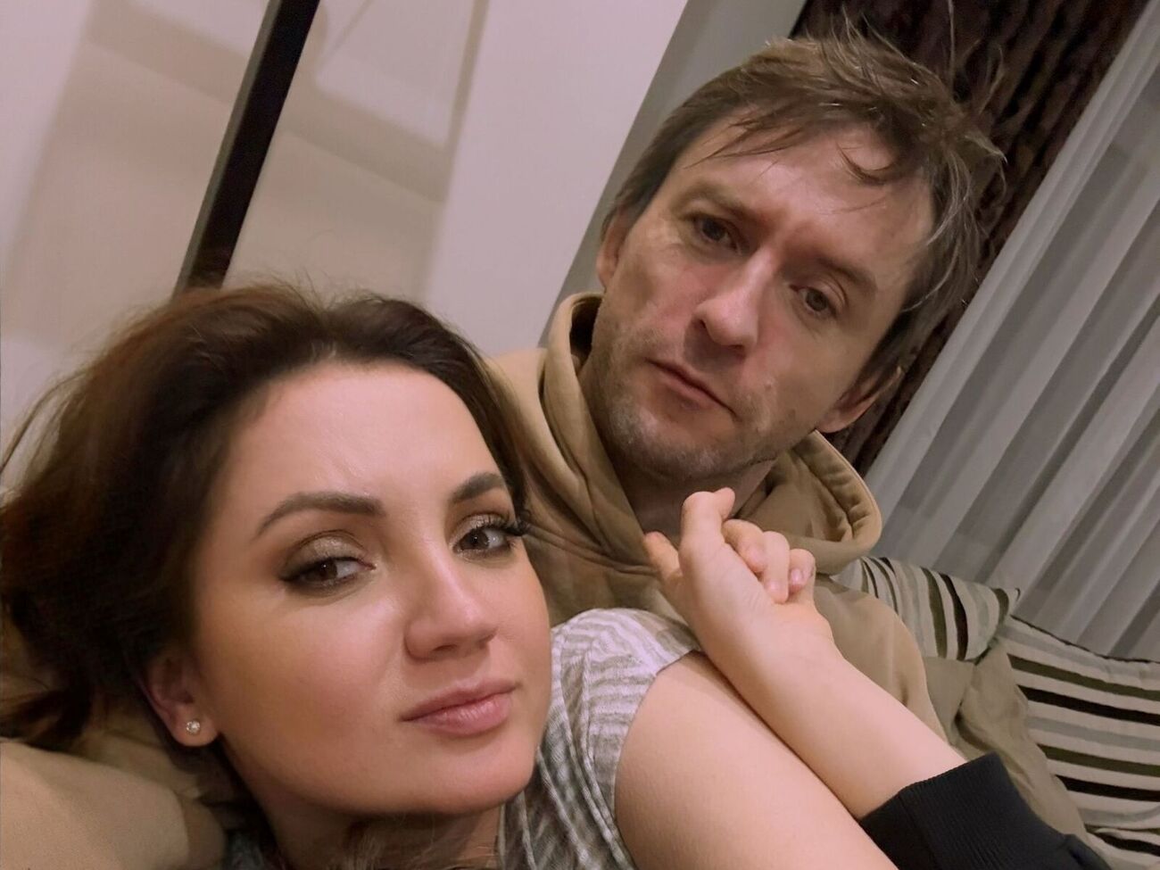 Цибульская долгое время скрывала мужа от публики