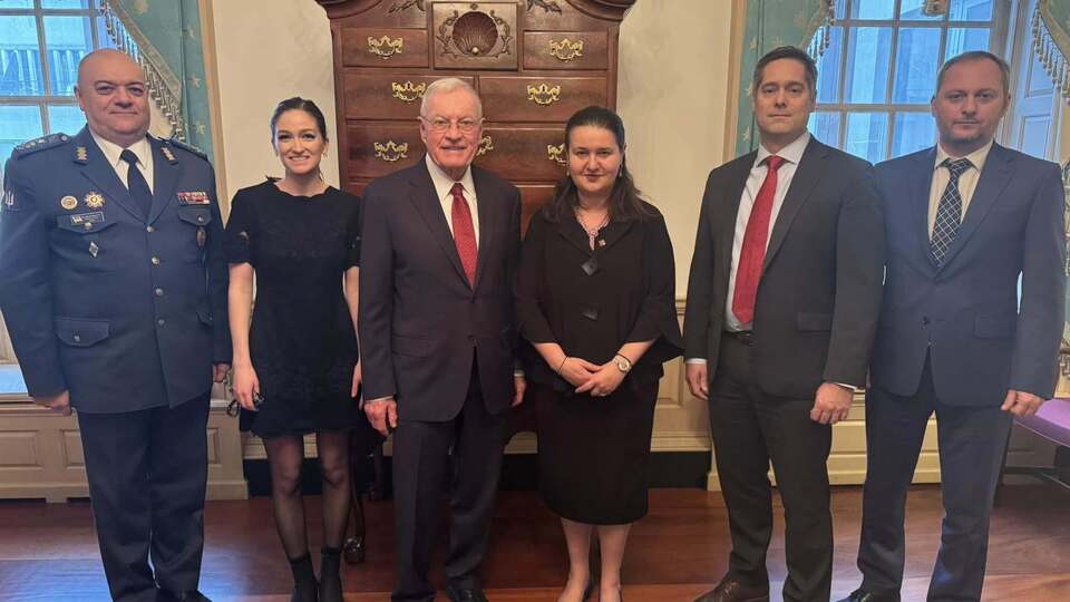 Маркарова зазначила, що це перша її зустріч із генералом Келлогом у його офіційному статусі спецпредставника з питань України та Росії