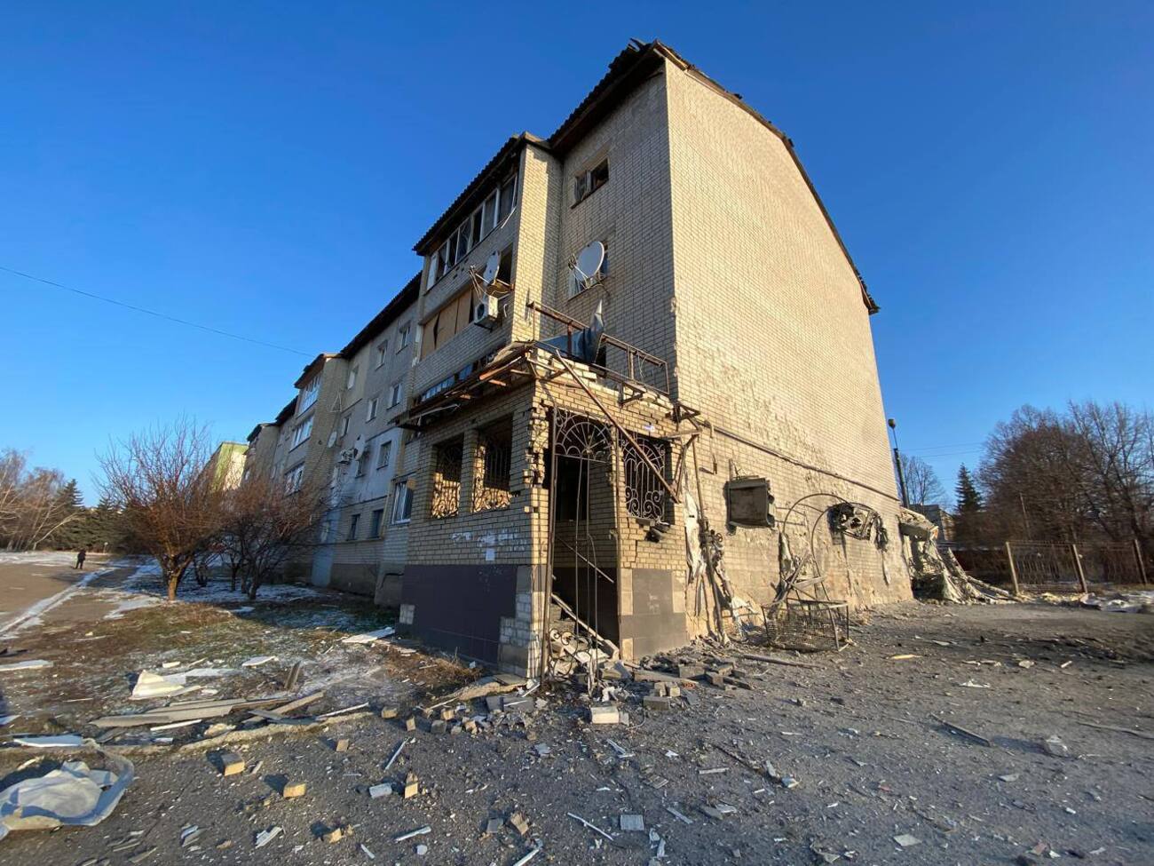 За словами голови Харківської ОВА, росіяни вдарили по Куп'янську фугасним реактивним снарядом РСЗВ "Ураган"