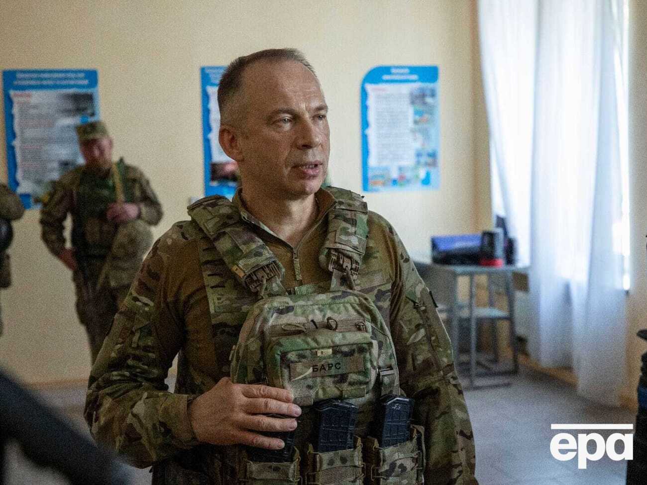 Сырский: Враг хочет перенести боевые действия на территорию Сумской и Харьковской областей