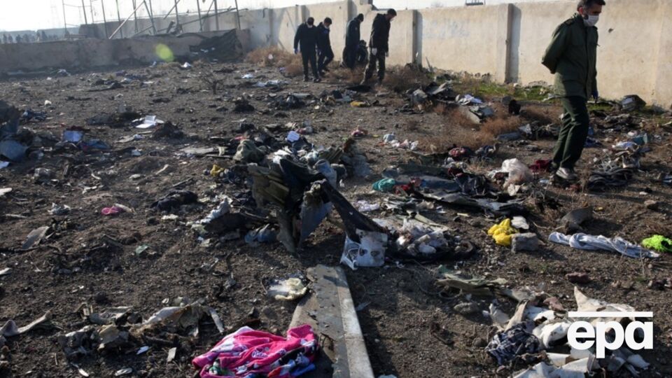 Иранские военные ошибочно сбили украинский самолет в январе 2020 года