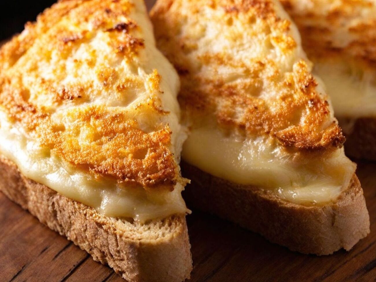 Для блюда вам понадобятся хлеб, сыр и масло