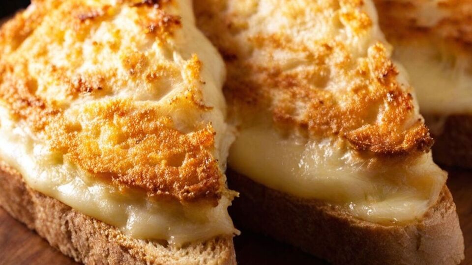 Для блюда вам понадобятся хлеб, сыр и масло