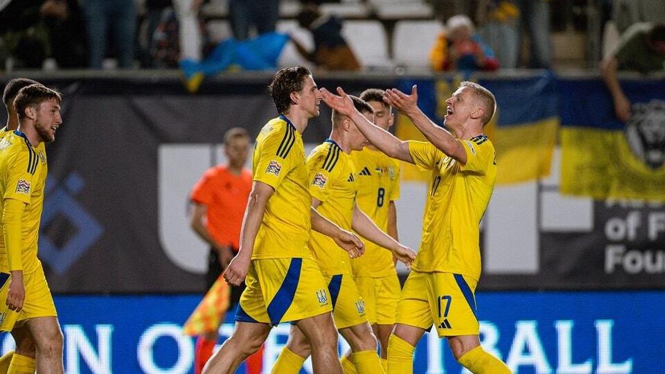 Украинцы победили в матче с Бельгией
