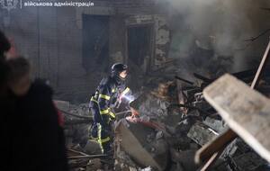 Унаслідок удару поранення дістало восьмеро осіб