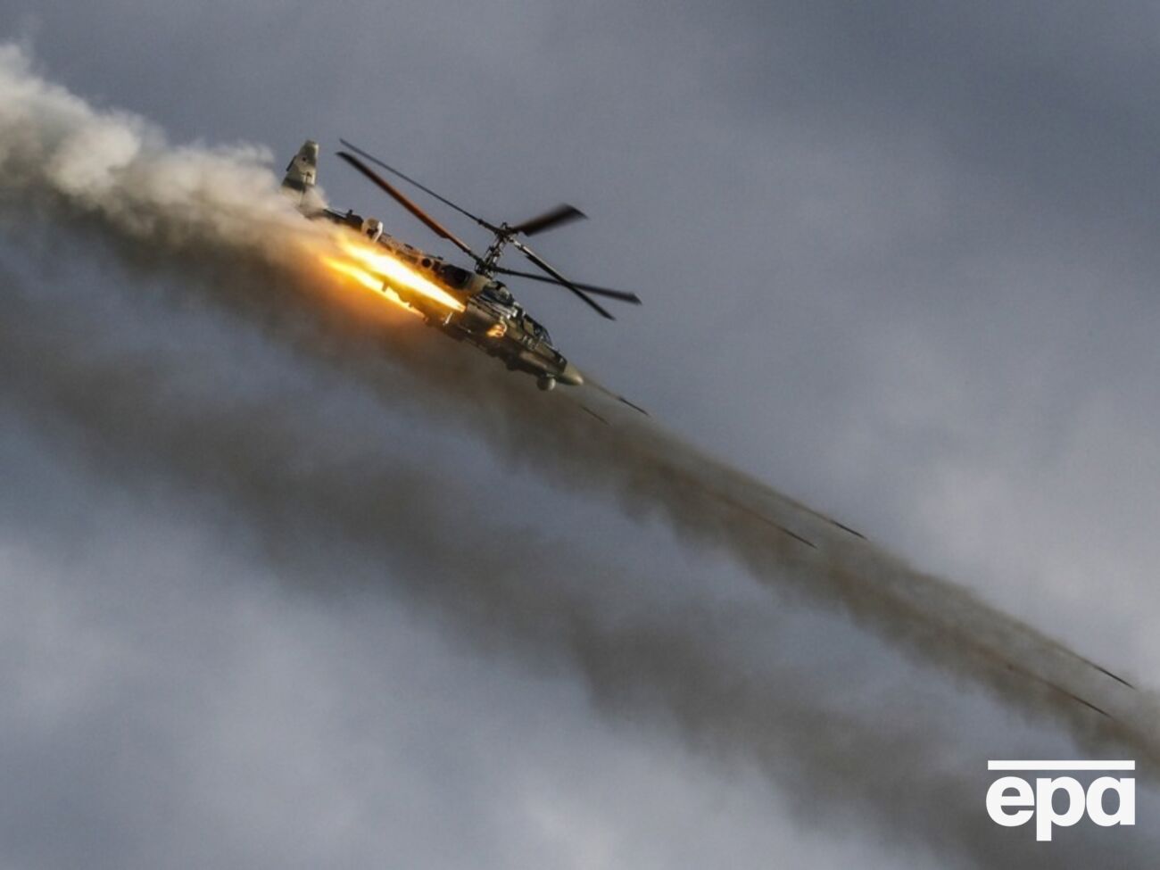 Все четыре вертолета были уничтожены ракетными ударами
