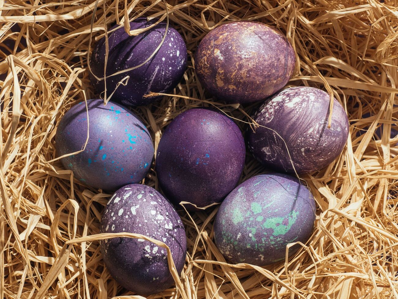 Крашанки можуть мати різний відтінок фіолетового