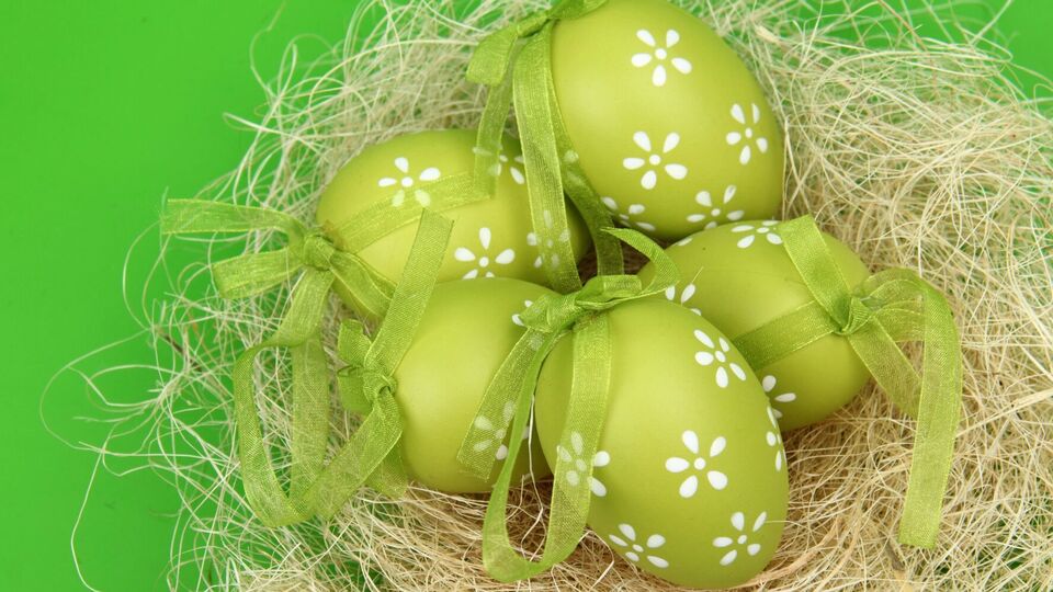 Куркума и каркаде для окрашивания яиц в оливковый цвет должны быть качественные