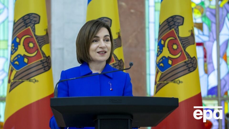 Санду говорила, що росіяни роблять "зневажливі заяви" про Молдову