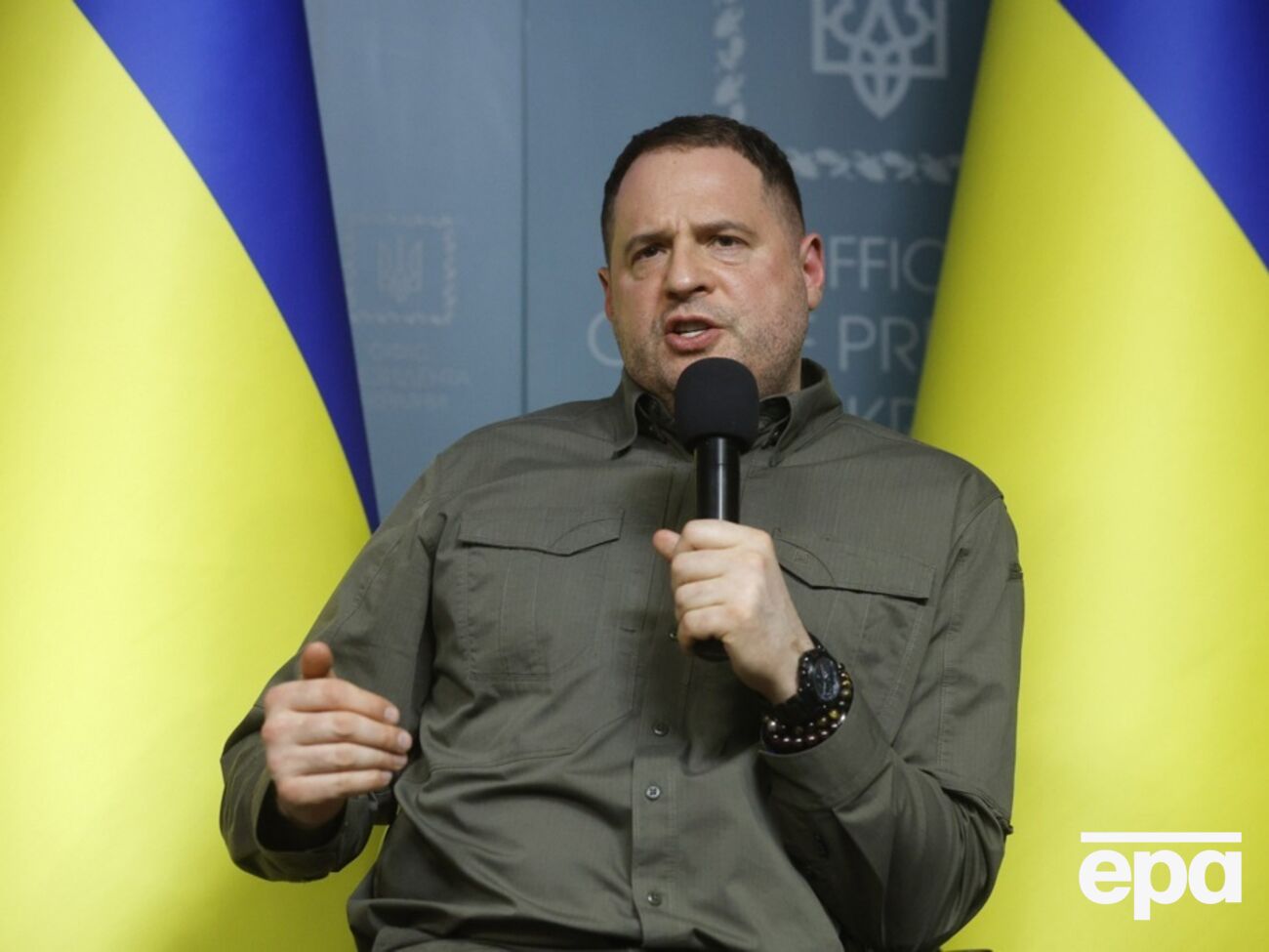 Єрмак повідомив, що вони з Волцом домовилися про зустріч команд найближчим часом