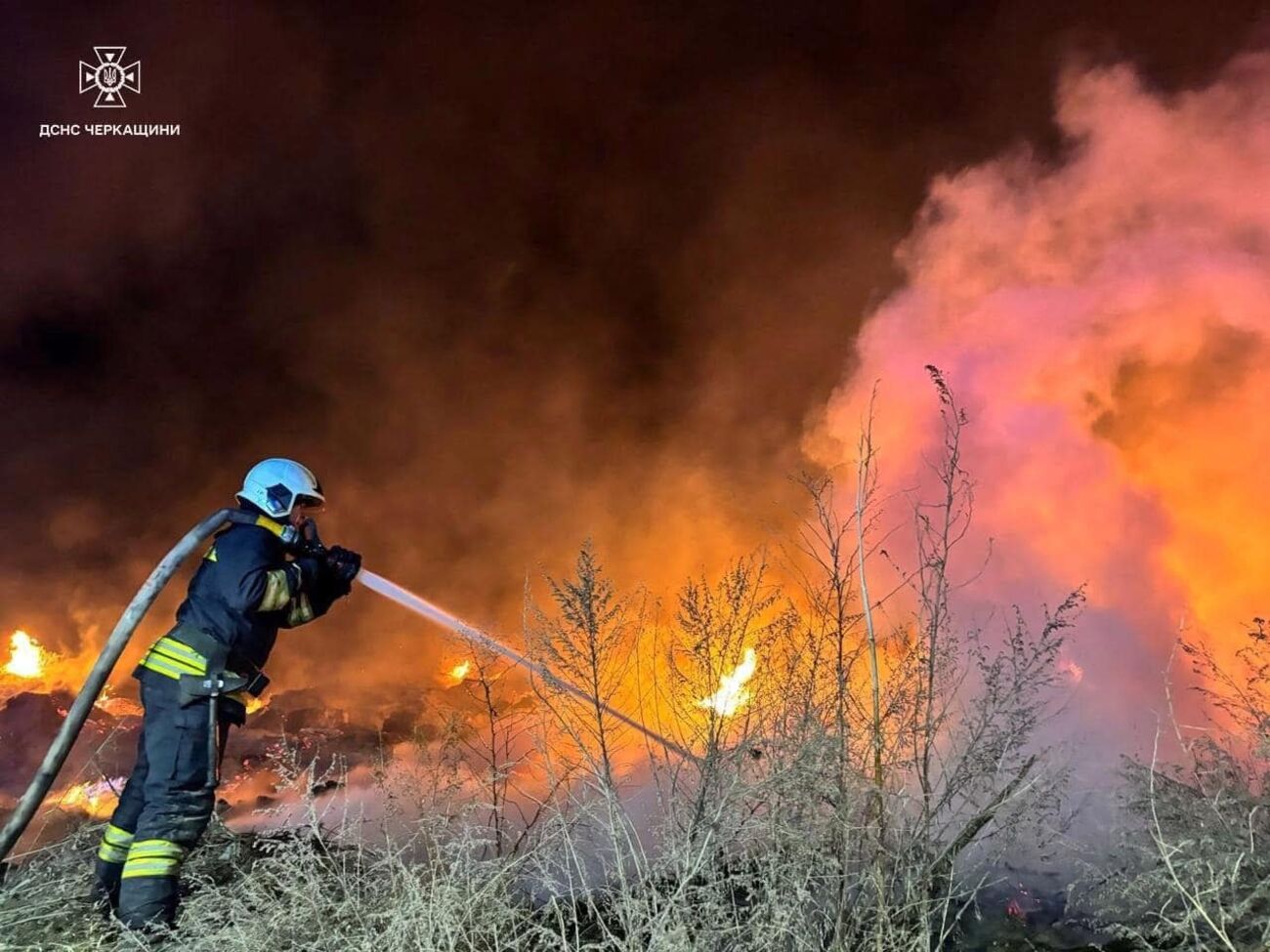 Рятувальник знепритомнів, коли гасив рослинність, зазначили в ДСНС