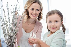 Вербу, которую приносили из храма, хранили круглый год