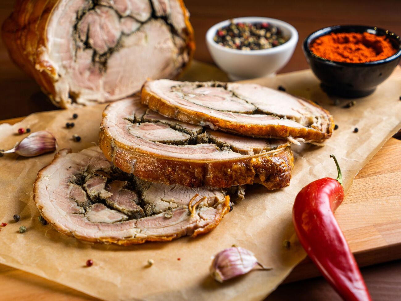 Мясной рулет готовят для пасхальной корзины