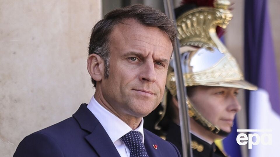 По словам Макрона, он поддерживает "законное право палестинцев на государство и мир"