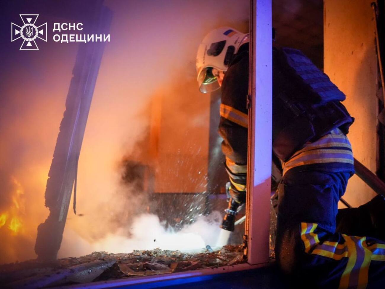 Под огнем были гражданские объекты