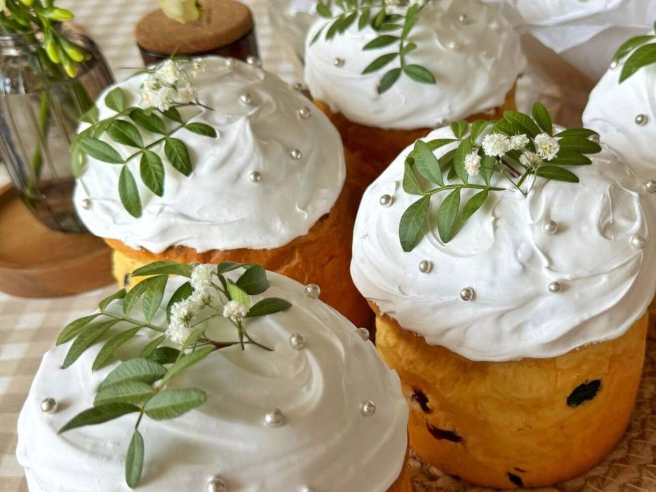 Выпекайте паски 35 минут при 170 °C