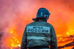 На місці прильотів виникла пожежа