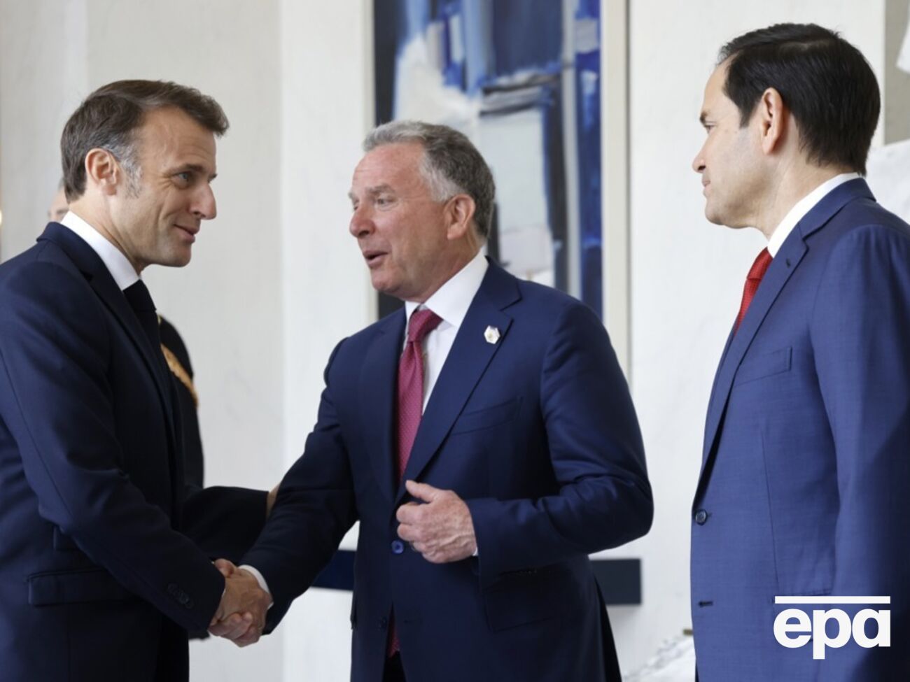 Рубіо й Віткофф зустрілися з Макроном