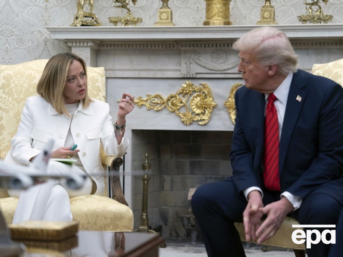 Мелоні відвідала Трампа в Білому домі