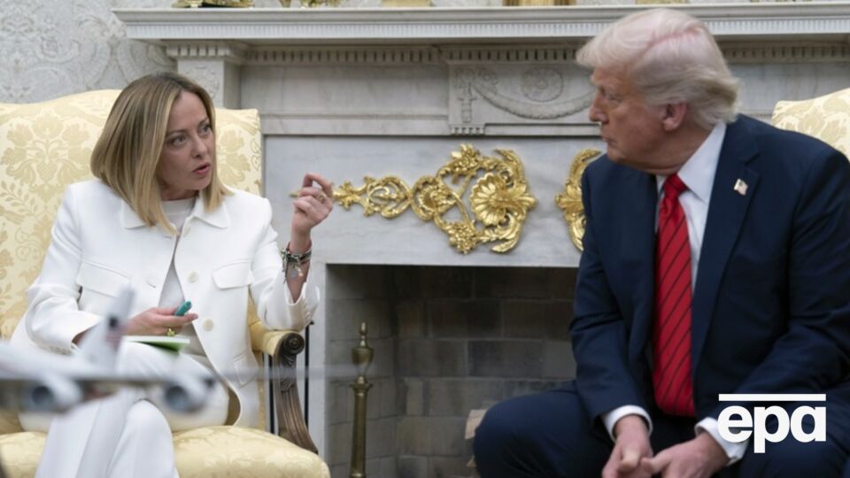 Мелоні відвідала Трампа в Білому домі
